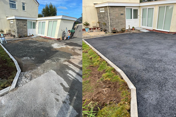 Tarmacadam Driveway Installation North Wales