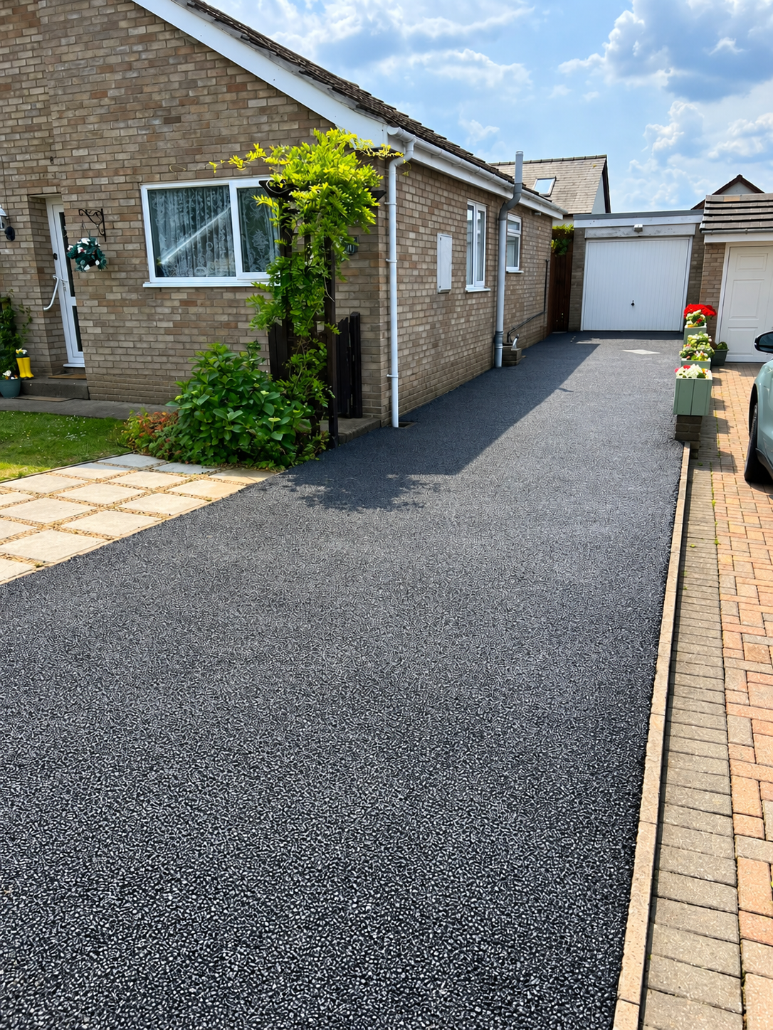 Finished tarmac driveway installed by EBP North Wales