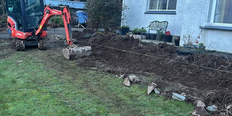Groundworks contractors working in North Wales